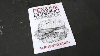 (book flip) Pen and Ink Drawing Workbook by Alphonso Dunn