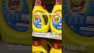 Dollarama 🥹😨 sells Tide at cheapest price only 4$ | cheapest store in canada #dollarama #shocking