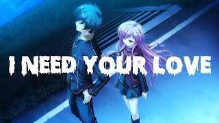 Calvin Harris - I Need Your Love[Lyrics][Anime][Nightcore]