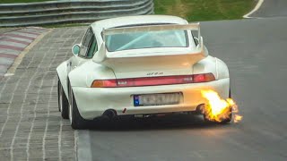 Nürburgring AGGRESIVE DRIVERS, FLAMES, Highlights Nordschleife Touristenfahrten