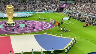 Argentina vs Netherlands National Anthems At Lusail Stadium FIFA WC Qatar 2022