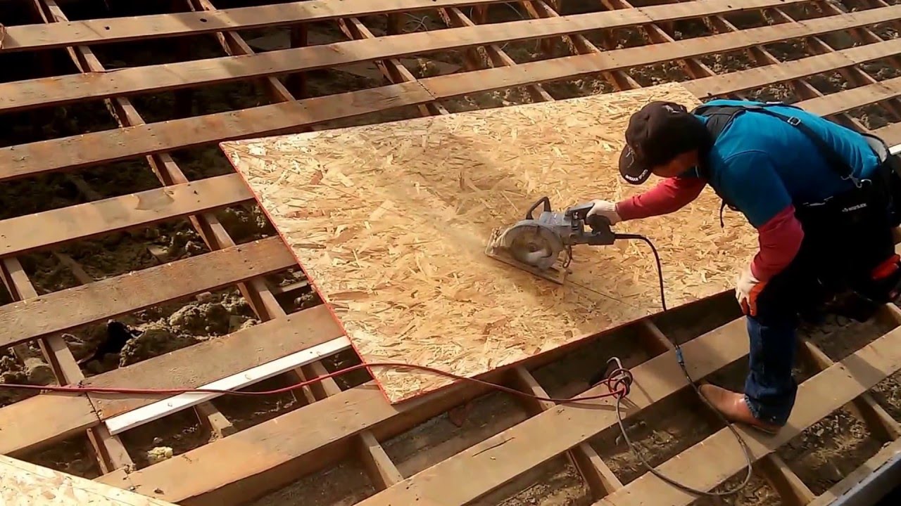 HOW TO INSTALL PLWOOD SHEATHING!.The .best Installation Video. Roofing ...