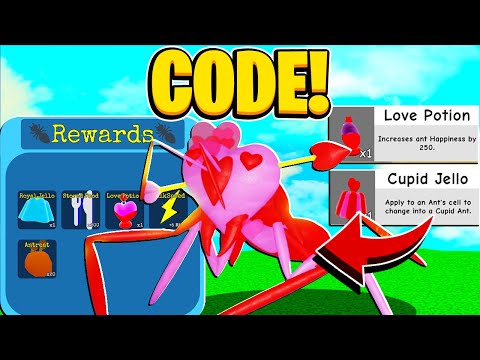 VALENTINES DAY UPDATE CUPID ANT LOVE POTION In Ant Colony Simulator In Roblox