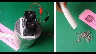 How to make a Powerful mini VACUUM CLEANER out of Junk