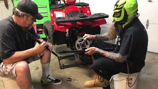 Rival MotorSports MudHawk 10 Atv rear axle removal and installation