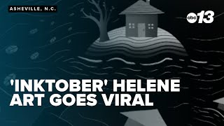 Carolina Moment: 'Inktober' Helene art goes viral