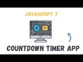 Simple Countdown Timer with JavaScript | Timing Coding Challenge | JavaScript Projects for Beginners
