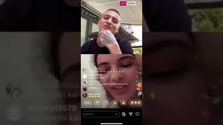 FERO dhe Arbenita live ne instagram (funny)