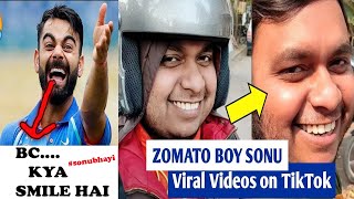 Zomato delivery boy viral video meme Part 1-2-3 | TikTok Sonu bhaiya Zomato wale trending meme