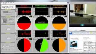 Dynamic Inclinometer - GravityGyro™ Desk Demo 4 (Vertical Gyro)