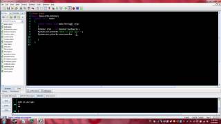 Java User Input-Tutorial 5