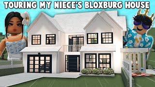 TOURING MY NIECE'S NEW BLOXBURG HOUSE...