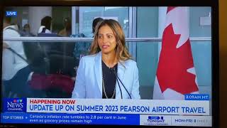 Great camera work exposes a lie, live on tv!