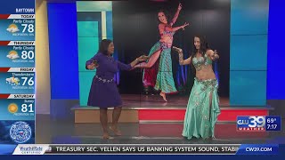 CW39 BellyDance for mental health with Sahira and Sharron Melton