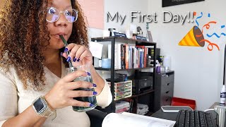 COME TO WORK WITH ME | My First Week Of Work (Company Reveal) + Amazon Home Office Haul