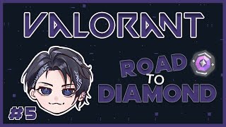 【VALORANT】#5 ROAD TO DIAMOND【Nayuta Umbrage | FIRST STAGE PRODUCTION EN】