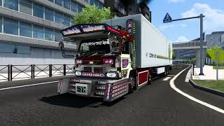 ETS2 プロジェクトジャパン　エスラインギフ　日野ドルフィン