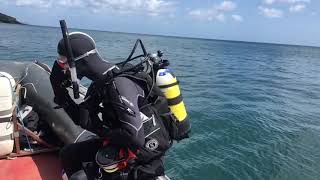 Scuba Diving: Slow Motion Backwards Roll