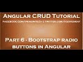 Bootstrap radio buttons in Angular