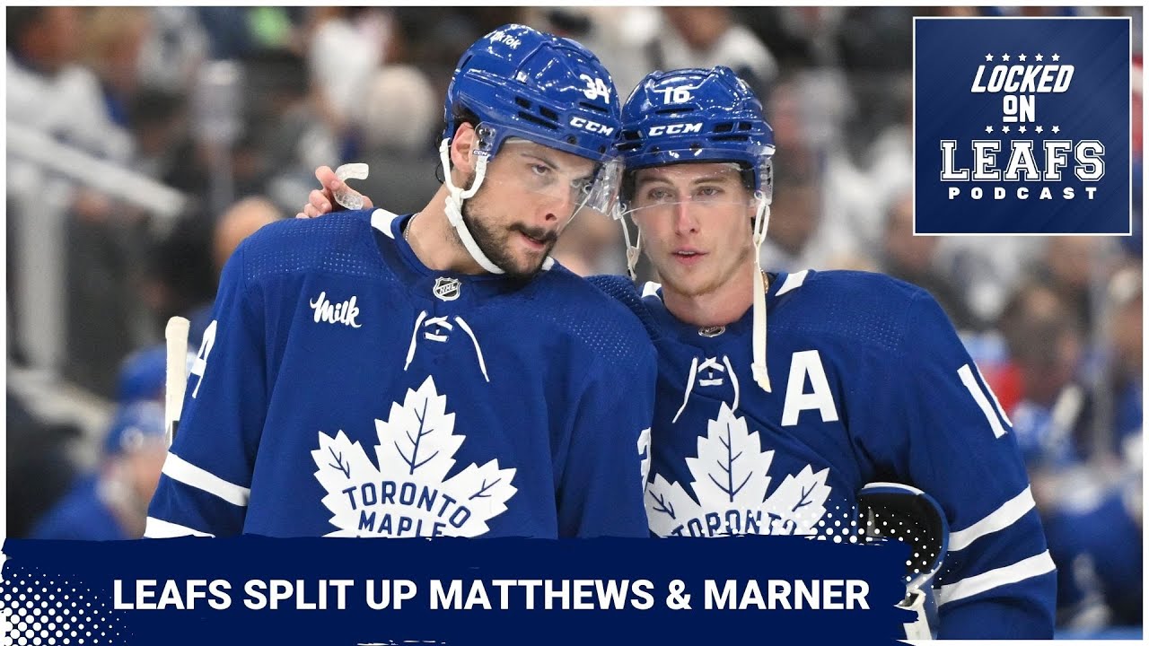 Toronto Maple Leafs Split Up Auston Matthews & Mitch Marner, Brad ...