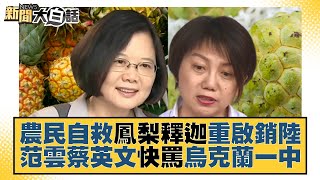 農民自救鳳梨釋迦重啟銷陸 范雲蔡英文快罵烏克蘭一中 新聞大白話@tvbstalk 20230324