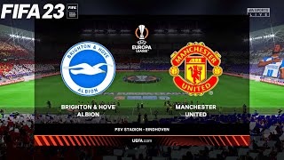 FIFA 23 | Brighton vs Manchester United - Europa League UEL - PS5 Full Gameplay