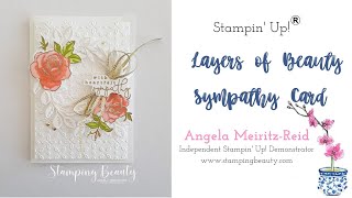 Layers of Beauty Sympathy Card