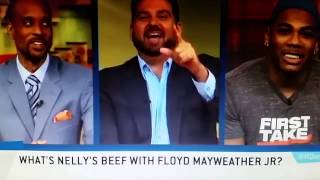 Nelly Fires Shots At Floyd Mayweather ON ESPN LIVE!!!