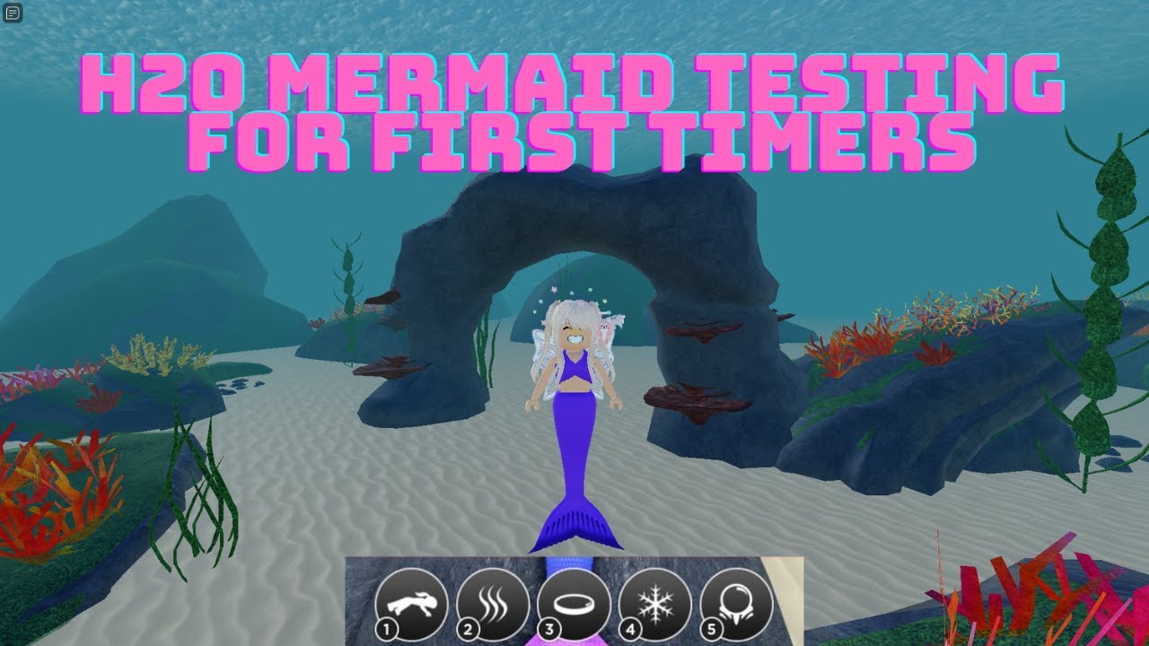 H2o Mermaid Testing For First Timers L Roblox L Play Wityh Ivy Youtube
