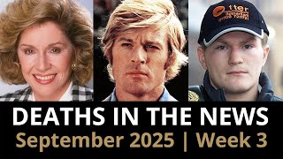Who Died This Week | September 2025 #3 Celebrity Deaths & More