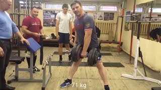 Цориев. Тюкалов. Гриф 60 мм СИЛАРУКОВ. Tsoriev. Tyukalov. Silarukov 60 mm dumbbell bar.