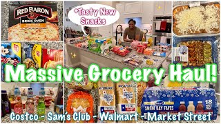 *New* Massive Two Week Grocery Haul🛒/Sams Club, Costco, and Target / January 2025 / Family of 4