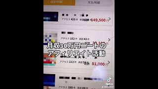 アフィリエイトで月30万円稼ぐニートです。笑