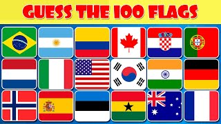 Guess the Flag Quiz | 100 Random Flags