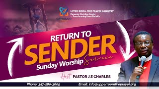 Return 2 Sender | Esther 9:10 with Pastor J.E. Charles