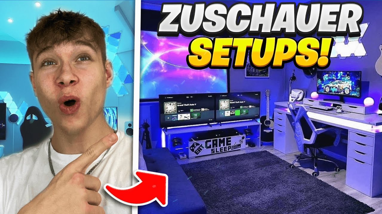 Die BESTEN GAMING SETUPS Von Meinen ZUSCHAUERN!⚡️ Gaming Setup Bewerten ...