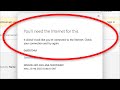 You'll Need The Internet. For This It doesn't look like you're Connected - Microsoft Store