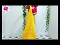 আটপৌরে শাড়ি পরার নিউ স্টাইল saree draping how to wear saree গায়ে হলুদে কি ভাবে শাড়ি পরবে