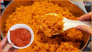 Xôi Gấc - Không cần Gấc tươi, dùng Gấc khô nấu Xôi Gấc dẻo mềm, màu đỏ rực đẹp, rất ngon - KT Food