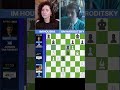 Ju Wenjun blunders mate in one #shorts #chess