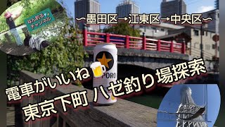 東京下町 江戸前ハゼ釣り 10月電車釣行 釣り場案内