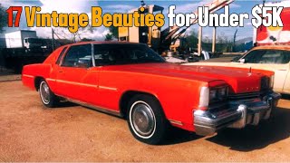 Discover Classic Car Finds Under $5K | Hidden Gems from Craigslist!