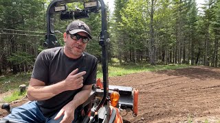 Spring Tilling with Kubota BX2380 and Quick Hitch Implement Modifications