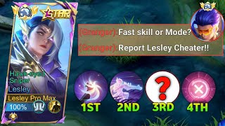 TUTORIAL LESLEY 1 HIT CANCEL!! 😱 | New Lesley1 Hit Build \u0026 Emblem! | New Lesley Tutorial 2025 - MLBB