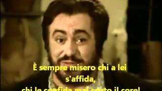 La donna e mobile Pavarotti lyrics