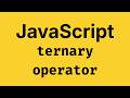 JavaScript Ternary Operator 🔥 Explained Simply (? :) - JavaScript Course 2026