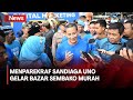 Kurangi Beban Ekonomi Warga, Menparekraf Sandiaga Uno gelar Bazar Sembako Murah