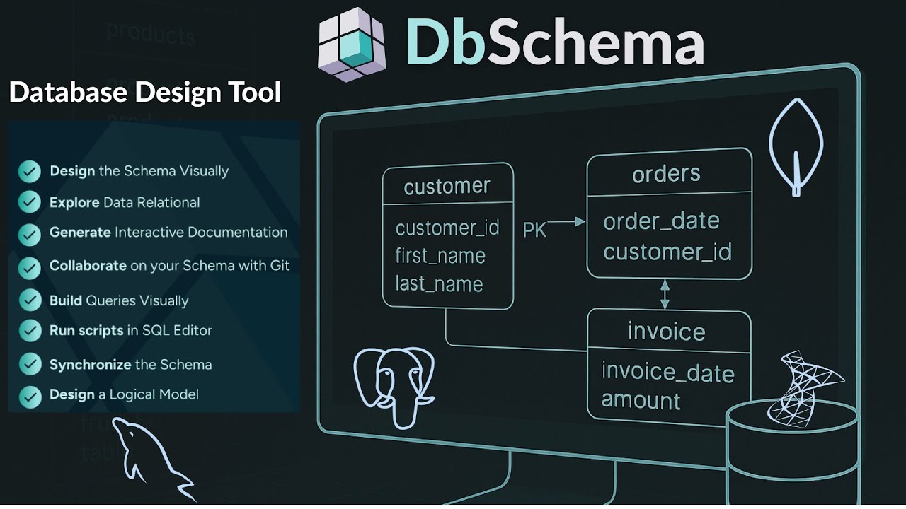 Visual Database Design And Management Tool Dbschema Youtube