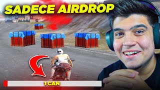 SADECE AİRDROP LOOTLAYARAK MAÇ KAZANMAK? | PUBG Mobile Challenge