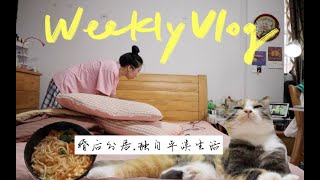 vlog.婚后分居简单生活 ｜ 控制肥胖·拆快递·找车位特异功能·偷录胖哥抖音舞蹈